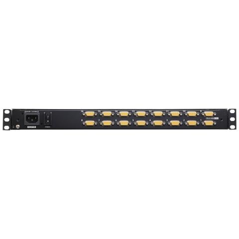 CL3116NX console a rack 47 cm (18.5") 1366 x 768 Pixel Metallo, Plastica Nero 1U - Foto 2