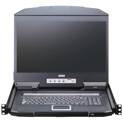 CL3116NX console a rack 47 cm (18.5") 1366 x 768 Pixel Metallo, Plastica Nero 1U - Foto 3
