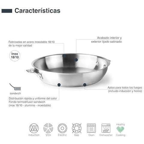 56720 - Corpo per pentola combinata, acciaio inox 18/10, finitura interna, - Foto 3