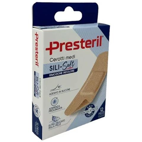 Cerotto Presteril Sili-Soft Skin 7,2X2 cm 12 Pezzi - Foto 1