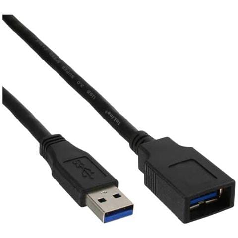 35630, Maschio / femmina, 3m, Oro, USB A, USB 3.0 - Foto 1