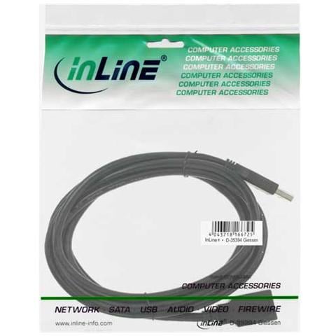 35630, Maschio / femmina, 3m, Oro, USB A, USB 3.0 - Foto 2