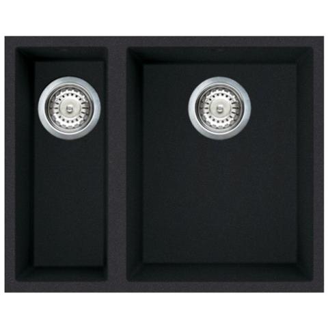 LAV. QUADRA 150 59x50 2V FULL BLACK 40 SOTTO TOP F - Foto 1