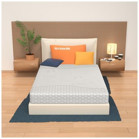 Materasso Memory Foam Una Piazza e mezza 120x190, Alto 21 cm - 4 Strati, Dispositivo Medico, Rivestimento Pure | Bora - Foto 2