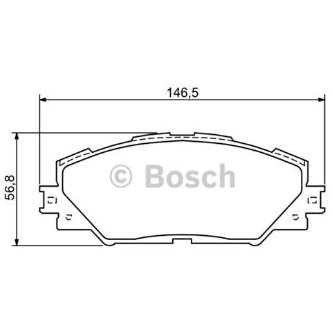 Kit Pastiglie Freno Bp1085 0.986.494.174 - Foto 3