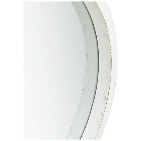 Specchio Da Parete Con Cinghia 50 Cm Bianco - Foto 6