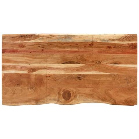 Tavolo da Pranzo 154x80x76 cm in Legno Massello di Acacia - Foto 11
