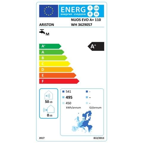 Scaldacqua A Pompa Di Calore Nuos Evo A+ 110 Wh - Foto 2