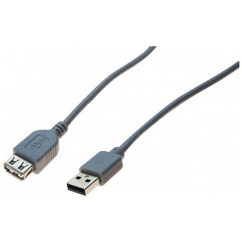 Usb 2.0 Verlngerungskabel, Usb St. A / Usb Bu. A, 3.0 M, Grau Usb-kabel Fr Standardanwendungen (532509)  - Foto 1
