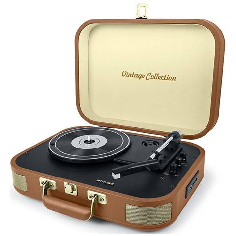 : MT-501ATC Retro Turntable With Encoding - Brown - Foto 1