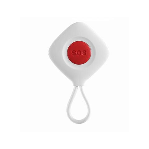 SOS-100, Allarme, Batteria, Rosso, Bianco, ABS sintetico, CR2032 - Foto 1