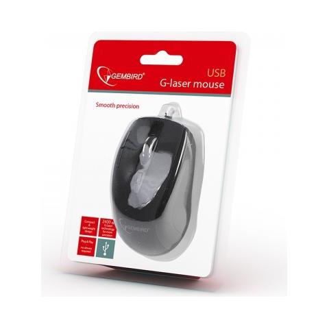 MUS-GU-01, USB, Nero, Cavo, Ambidestro, PC / PC portatile, Laser - Foto 2