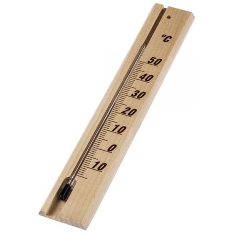 00186401 Umgebungsthermometer Indoor Mechanisches Umgebungsthermometer Holz (00186401) - Foto 1