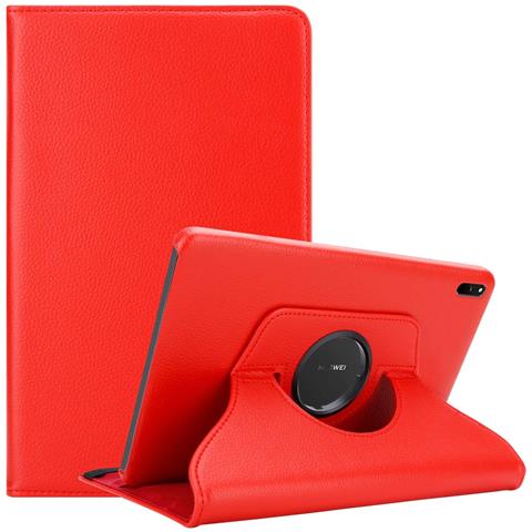 Cadorabo Custodia Per Tablet Compatibile Con Huawei Matepad 11 (10.95 Zoll) In Rosso Papavero - Coperchio Protettivo Senza Auto Wake Up, Con Funzione Stand E Chiusura A Fascia Elastica - Foto 1