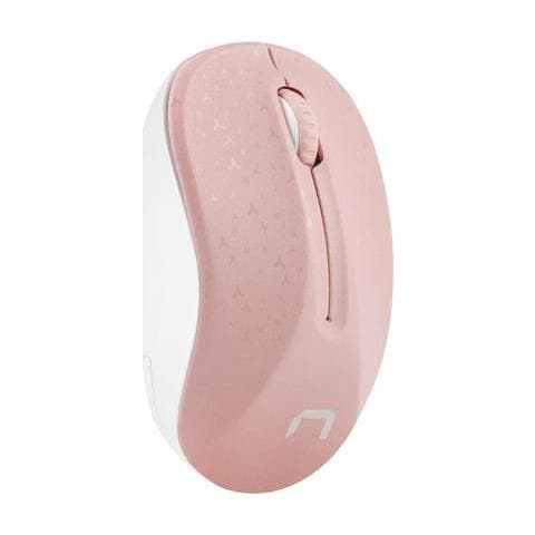 Mouse Wireless Toucan, Rosa-bianco, 1600 Dpi, Nmy-1652 - Foto 1