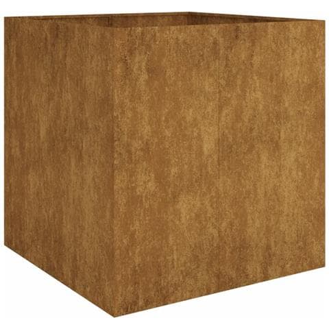 Fioriera 80x80x80 cm in Acciaio Corten - Foto 1