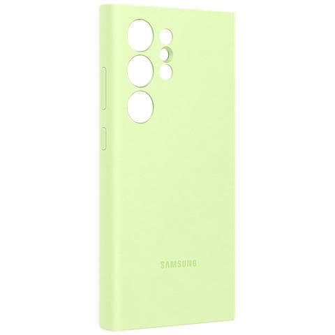 Cover Per Samsung S24 Ultra Soft-touch Silicone Case Originale, Verde Lime - Foto 1