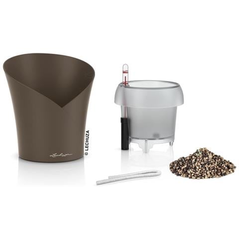 Fioriera ORCHIDEA ALL-IN-ONE Diametro 18 cm Tortora - Foto 2