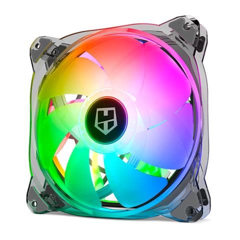 X140-FAN Case per computer Ventilatore 14 cm Translucent 1 pz - Foto 1