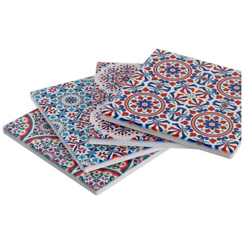 Sottobicchieri Dkd Home Decor 10,8 X 10,8 X 0,7 Cm - Foto 2