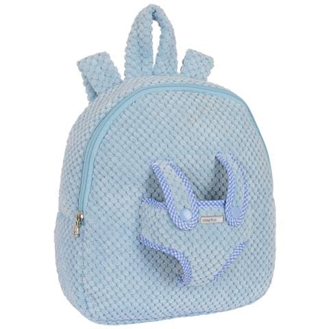 Zaino Per Bambini Orsetto Di Peluche Azzurro 23 X 27 X 7,5 Cm - Foto 5