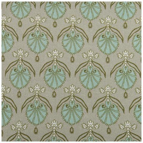 Cuscino Decorativo Pictus Cotone 45 X 45 Cm Motivo Di Piante Stampa A Blocchi Verde - Foto 2