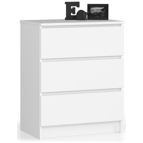 Cassettiera K60, 3 cassetti, 60x40x77 cm, Colore Bianco - Foto 1