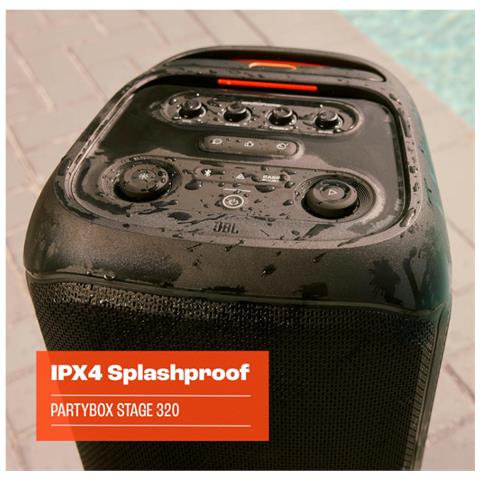 Partybox Stage 320, Altoparlante da festa 240 W, Bluetooth Ingresso Aux, Colore Nero - Foto 7