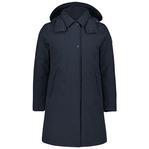 Giacca Firth Down Hooded Trench Onna - Melton Blue M - Foto 1