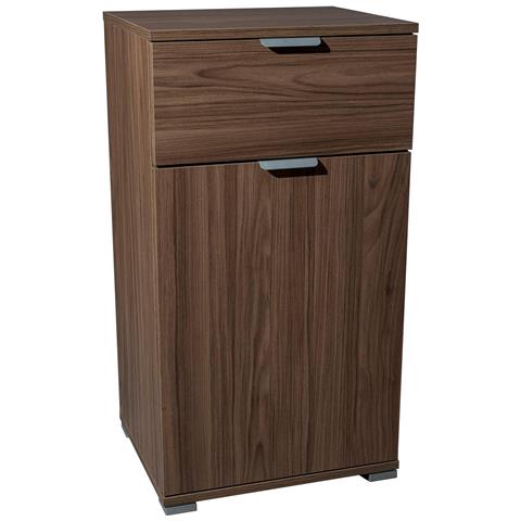 Mobiletto Da Ingresso Casa Con 1 Anta Ed 1 Cassetto In Legno Nobilitato Bilaminato Linea Classic - Foto 1