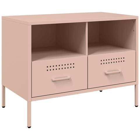 Mobile TV Rosa 68x39x50,5 cm in Acciaio - Foto 1