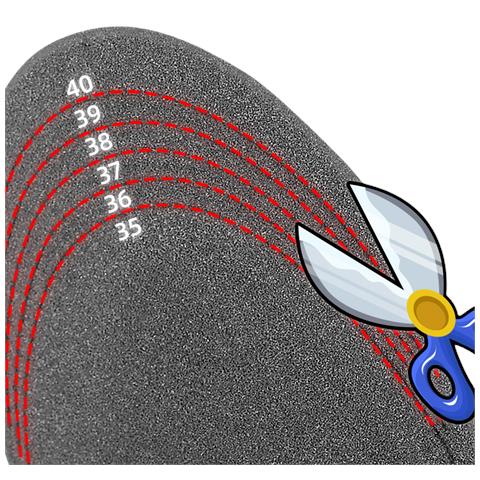 Solette Sportive Per Massaggio 5d 2 Paia Black - Foto 2