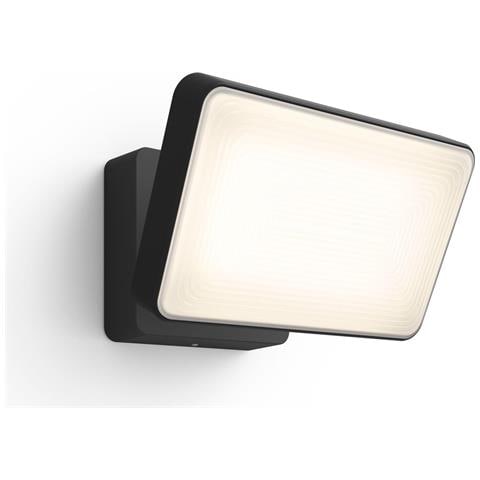 Hue White Welcome White Proiettore A Muro Nero In Alluminio - Foto 2