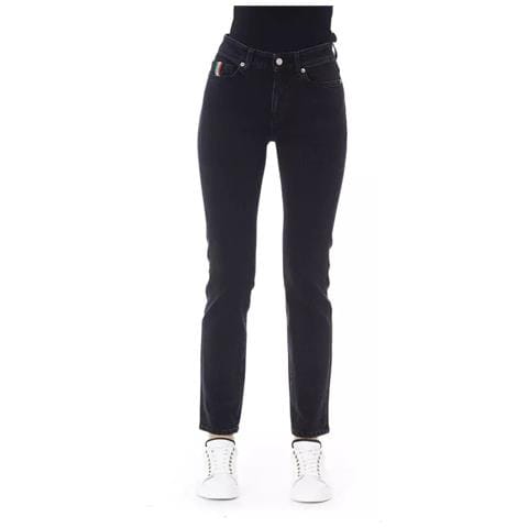 Jeans E Pantaloni In Cotone Nero - W27 - Foto 1