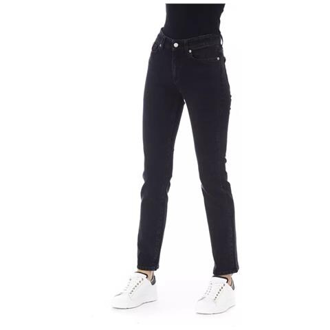 Jeans E Pantaloni In Cotone Nero - W27 - Foto 2