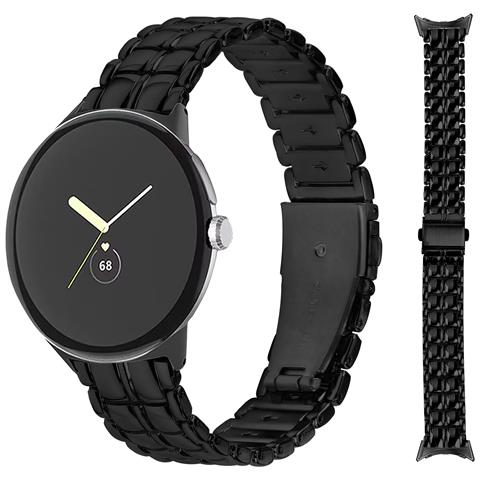 Cinturino In Metallo Per Google Pixel Watch, Elegante E Alla Moda Black - Foto 2