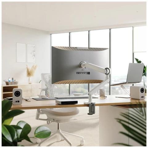 C32GMA1 Supporti a parete per TV 88,9 cm (35") Scrivania Bianco - Foto 3