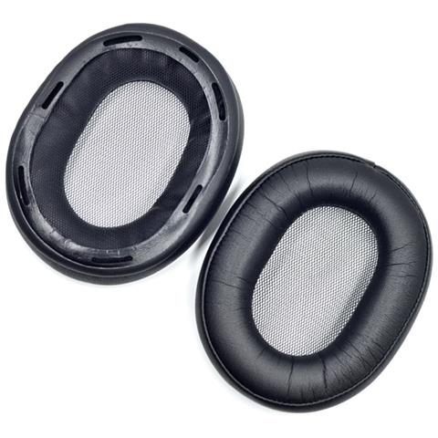 Cuscinetti Auricolari Di Ricambio Per Cuffie Sony Mdr-1a - Pelle Proteica Black - Foto 3