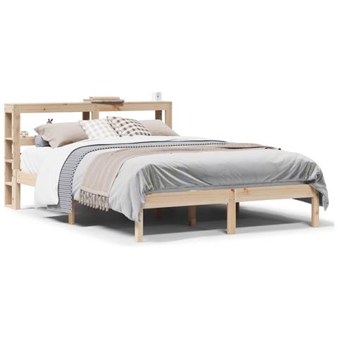 Letto Senza Materasso 120x190 Cm In Legno Massello Di Pino - Foto 2