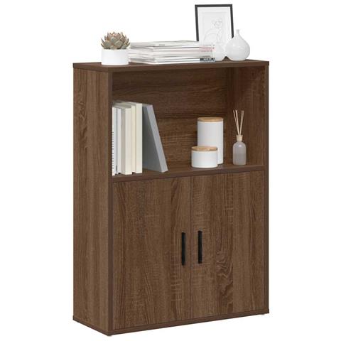 Libreria Rovere Marrone 60x24x85 Cm In Legno Multistrato - Foto 1