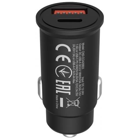 Canyon ?-20b03 Fotocamera, Gps, Mp3, Mp4, Telefono Cellulare, Pda, Console Portatile, Smartphone, Tablet Nero Accendisigari Ricarica Rapida Auto - Foto 3