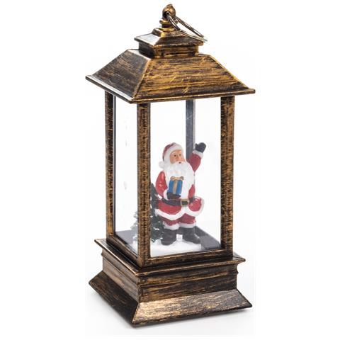 Candelabro Di Natale Con Luce Babbo Natale - Foto 1