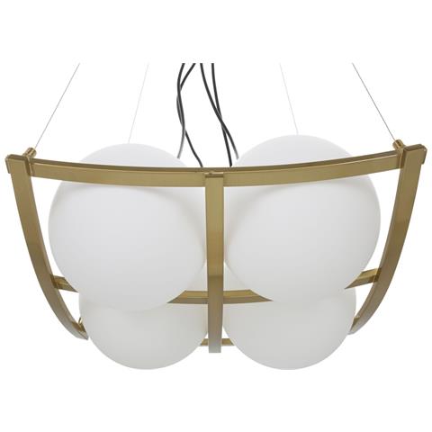 Lampada A Sospensione Mf79 - Bianco - Metallo - 45x45x20 Cm - Foto 2