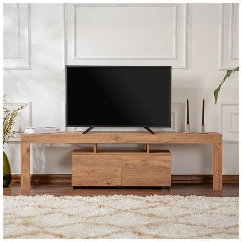 Juxe Porta Tv Con Armadi In Legno 180cm - Foto 1