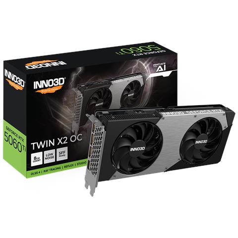 GeForce RTX 5060 Ti 8 GB GDDR7 PCI Express 5.0 1 x HDMI 3 x Display Ports TWIN X2 OC - Foto 2
