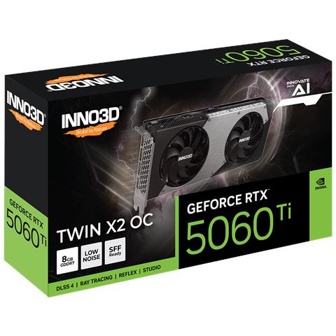 GeForce RTX 5060 Ti 8 GB GDDR7 PCI Express 5.0 1 x HDMI 3 x Display Ports TWIN X2 OC - Foto 3