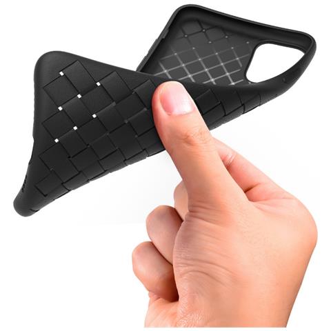 Woven Pattern Design custodia per cellulare 14,7 cm (5.8") Cover Nero - Foto 2