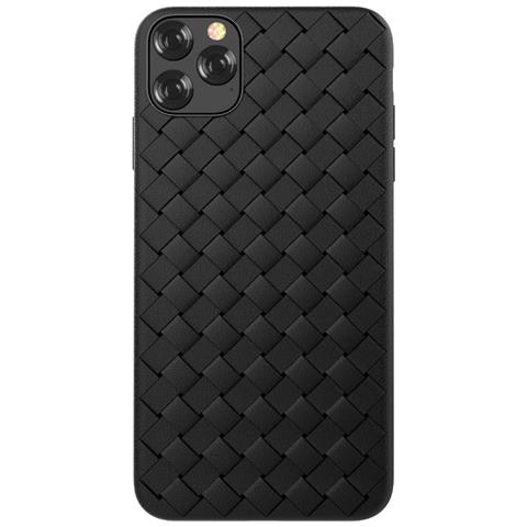 Woven Pattern Design custodia per cellulare 14,7 cm (5.8") Cover Nero - Foto 1