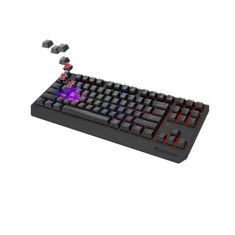 Thor 230 TKL tastiera Gaming USB + RF Wireless + Bluetooth QWERTY Grigio - Foto 2