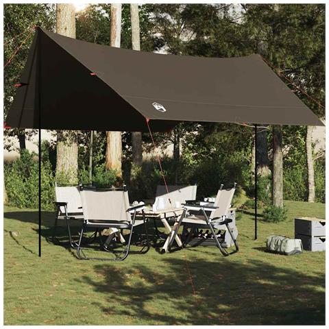 Telone da Campeggio Marrone 462x306x211 cm Impermeabile - Foto 1